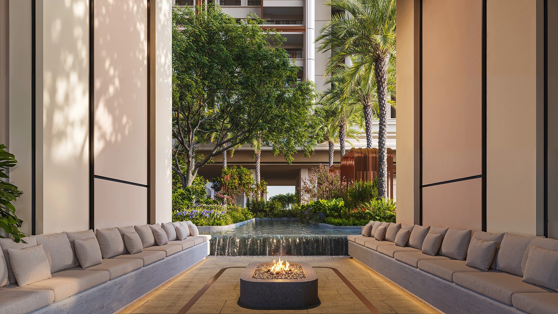 Sunken pool