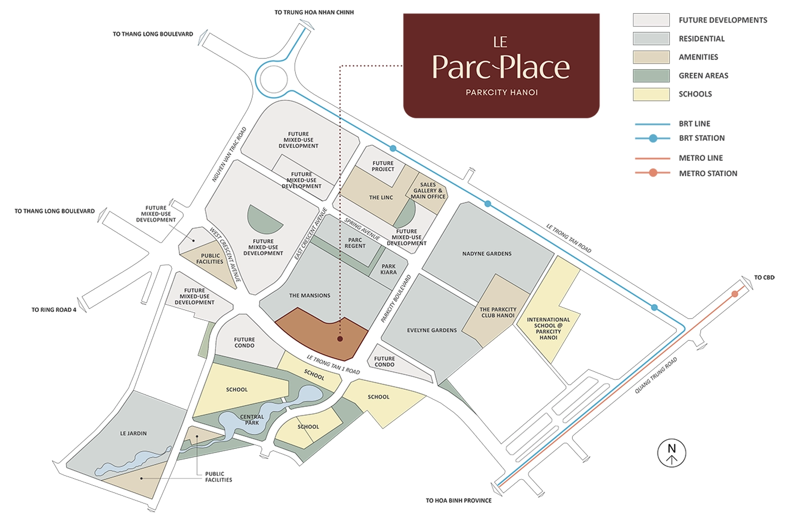 ParkCity Hanoi masterplan